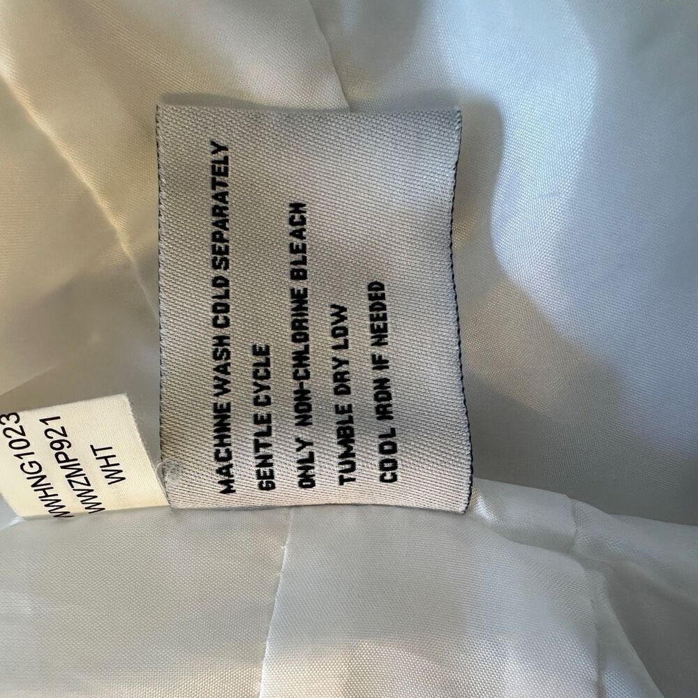 Black Rivet white rain coat - Picture 8 of 9